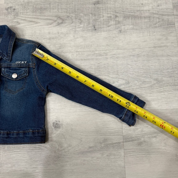 Girls 4T DKNY Classic Blue Denim Jacket - Picture 16 of 17